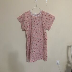 Set of two Floral Blue and Pink night Dress, Repositioning Sheet & Pad